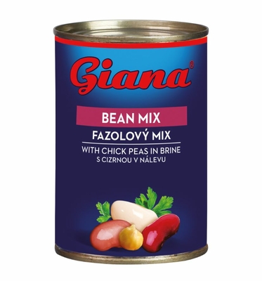 Fazolový mix s cizrnou v nálevu 400g