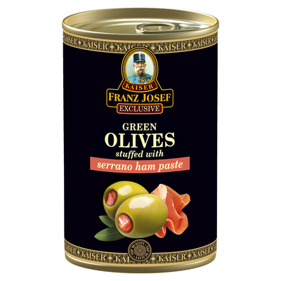 Green Olives Stuffed with Serrano Ham 300g