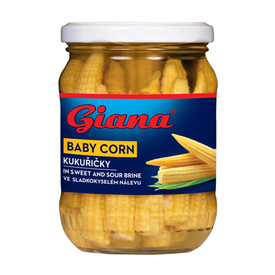 Baby Corn in Sweet and Sour Brine, 370ml