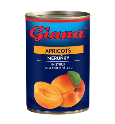 Apricots in syrup 